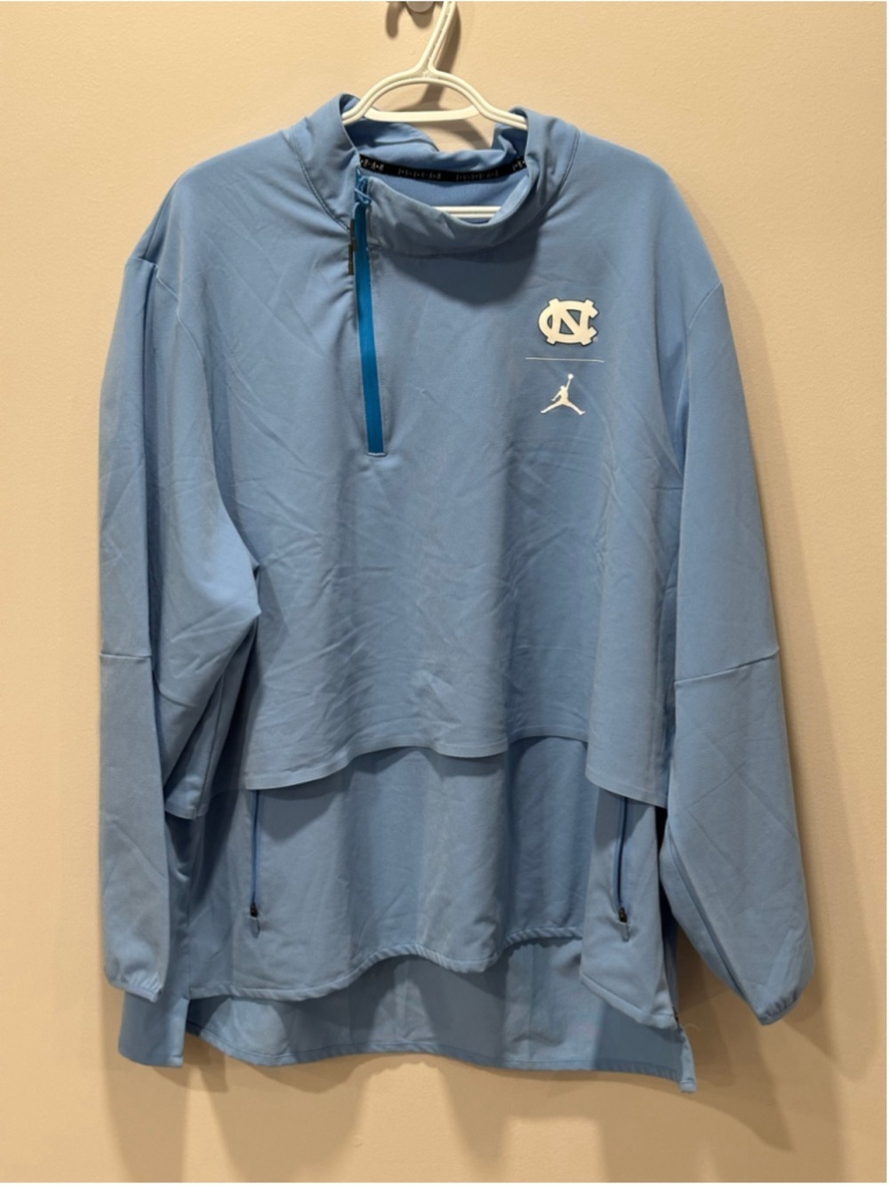 Men's Jordan UNC Performance Jacket 3XL Light Blue White